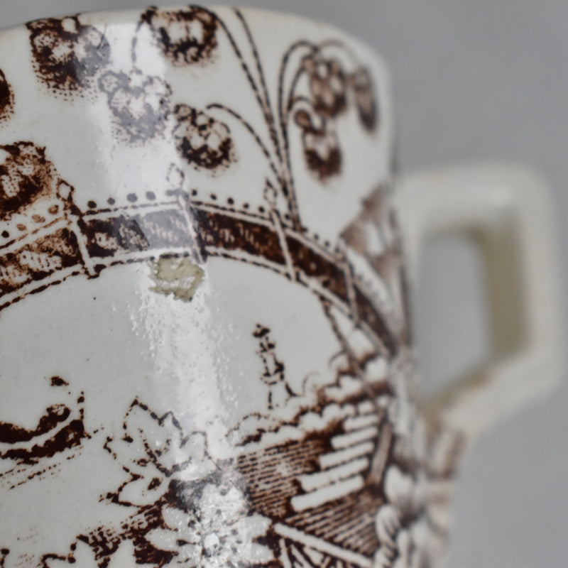 Antique Coffee Cup Badonviller Tokio