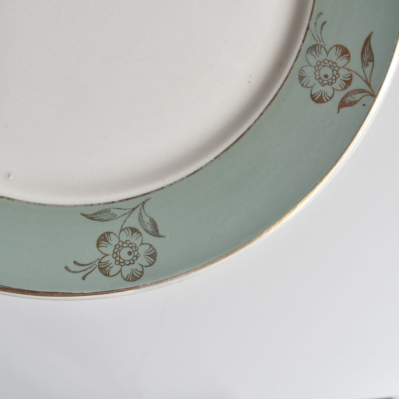 Vintage dessert plate, Digoin & Sarreguemines 9343 A