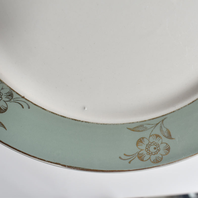 Vintage dessert plate, Digoin & Sarreguemines 9343 A