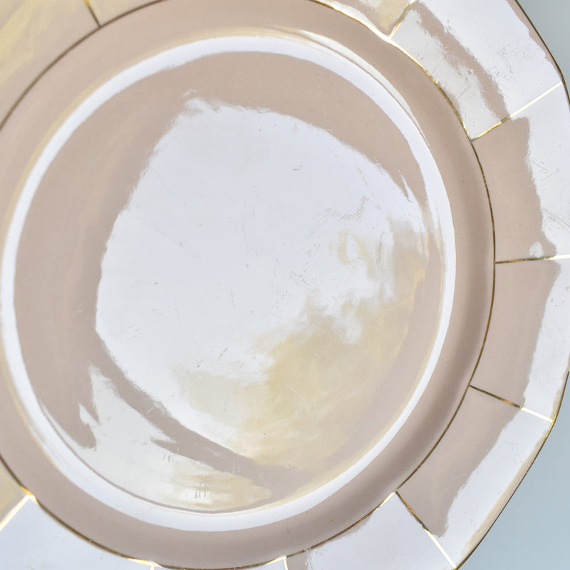 Vintage Plate Digoin & Sarreguemines 9147 Rose F