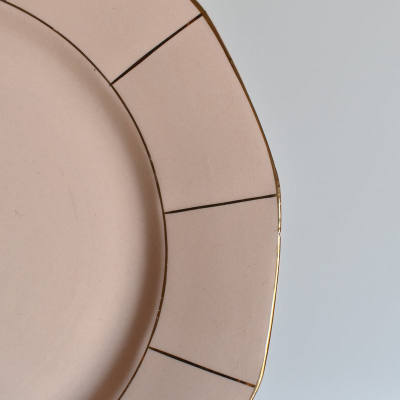 Vintage Plate Digoin & Sarreguemines 9147 Rose F