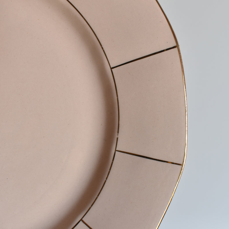 Vintage Plate Digoin & Sarreguemines 9147 Rose F
