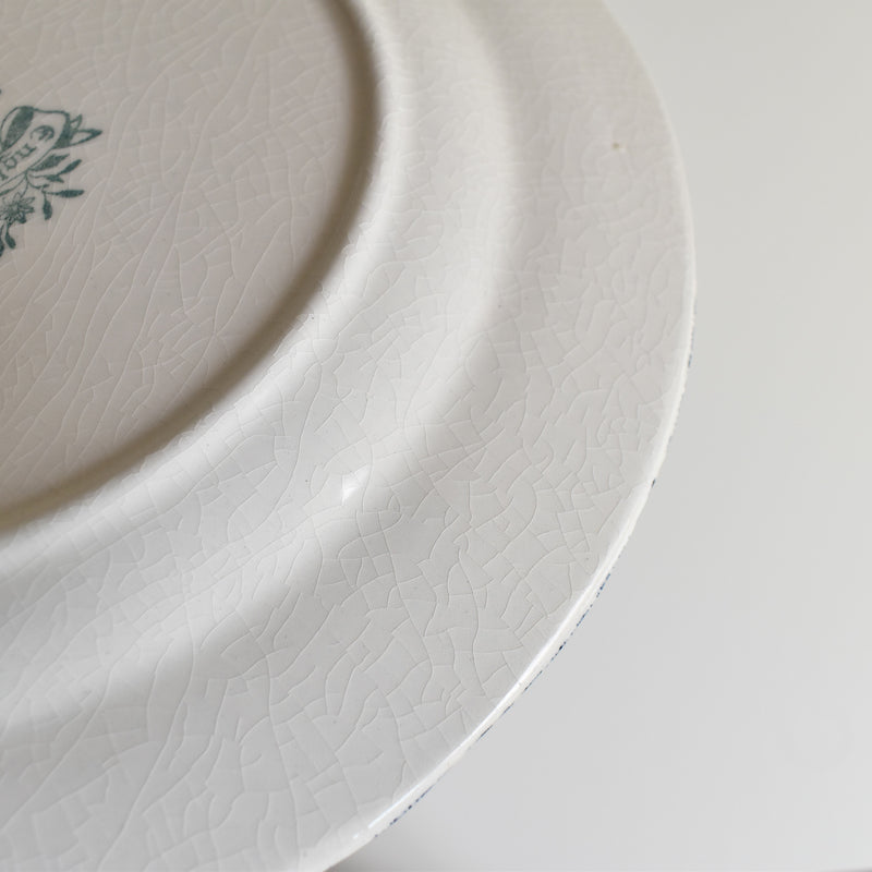 Vintage Dessert Plate Luneville English Style D