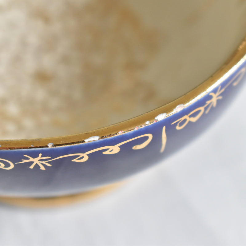 ア.ドラサンヴァル A.Dressinval コーヒーカップ＆ソーサー ダークブルー C