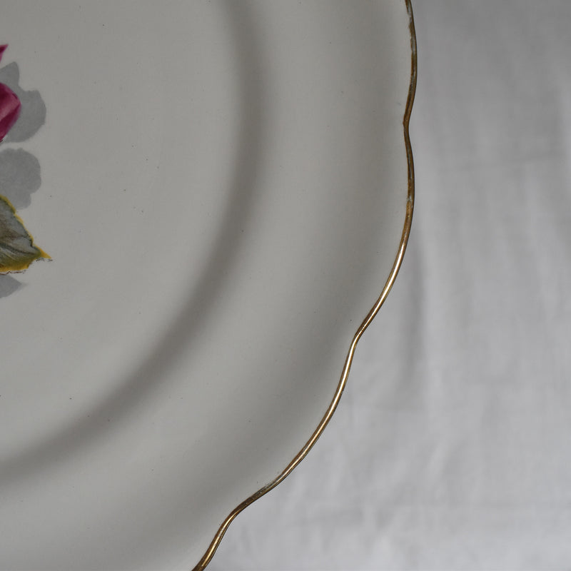 Vintage Tart Dish Gien Chambord