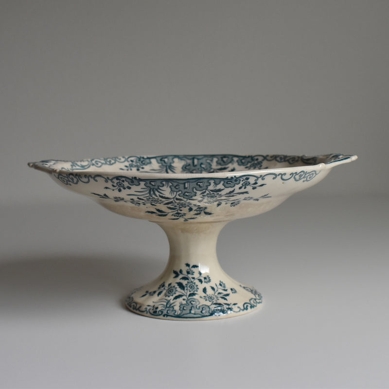 Antique Compotier Sarreguemines Moscou