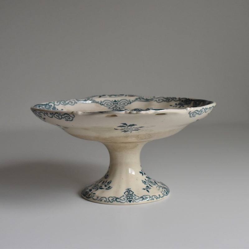 Antique Compotier Sarreguemines Moscou