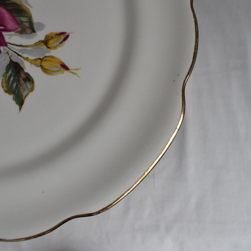 Vintage Tart Dish Gien Chambord