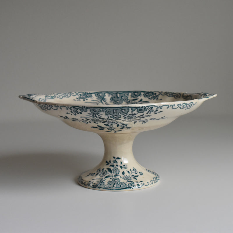 Antique Compotier Sarreguemines Moscou