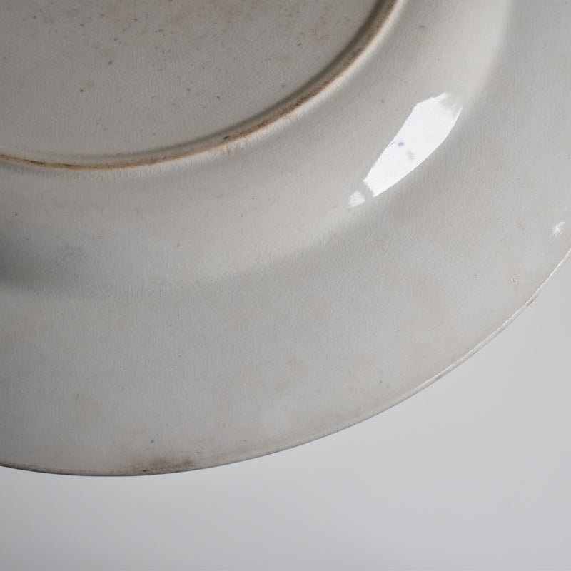 Antique large plate, U&C Sarreguemines Carmen