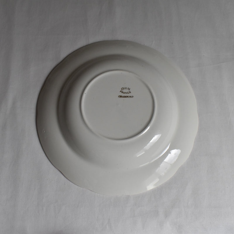 Vintage Deep Plate Gien Chambord