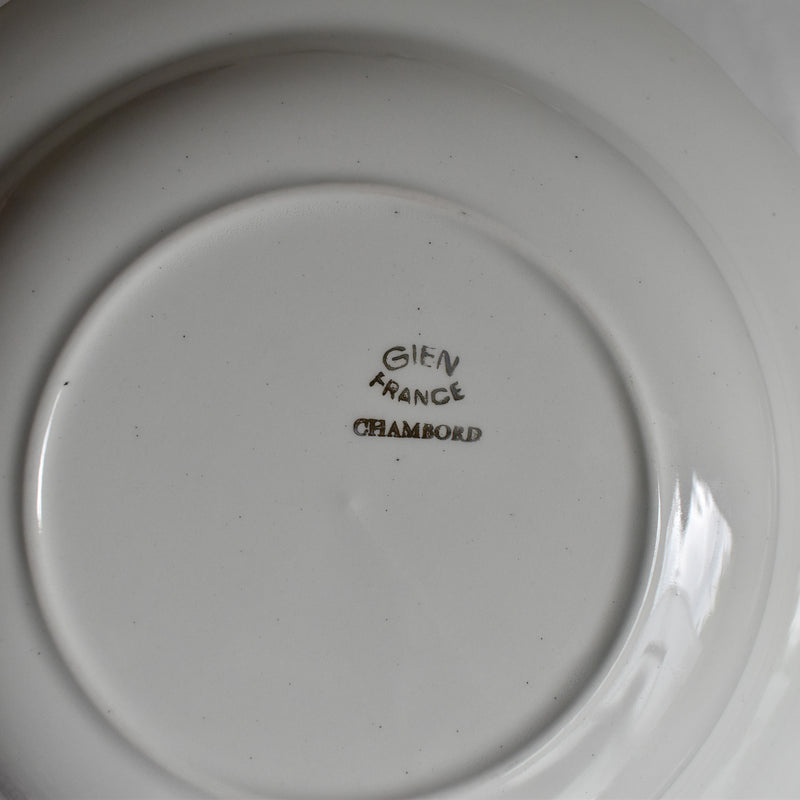 Vintage Deep Plate Gien Chambord