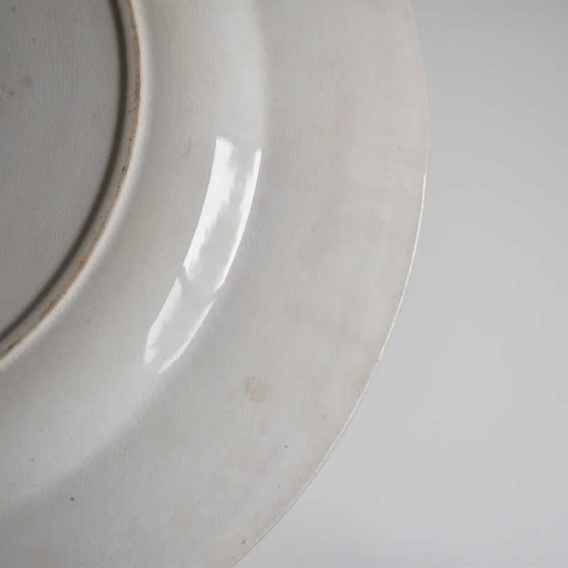 Antique large plate, U&C Sarreguemines Carmen