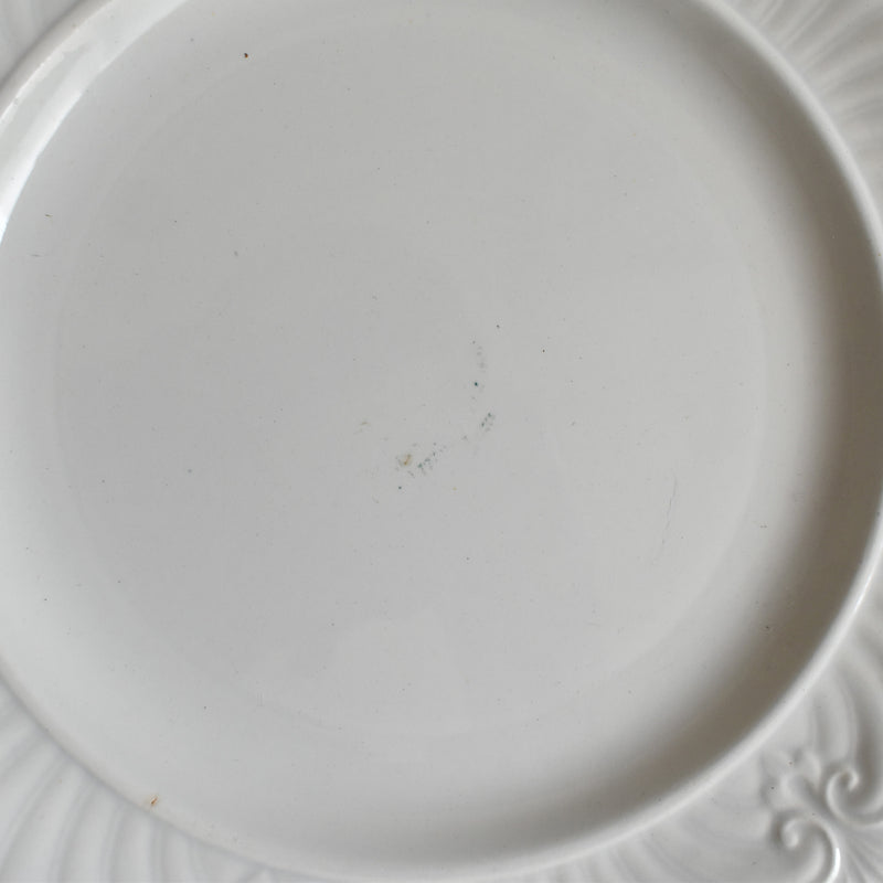 Antique Dessert Plate, Creil et Montereau, Relief D