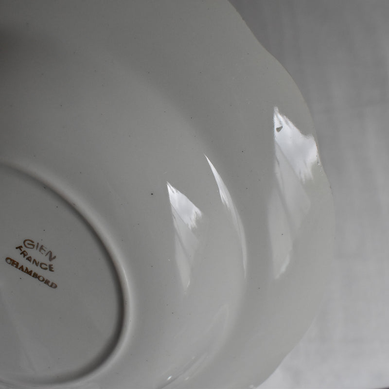 Vintage Deep Plate Gien Chambord