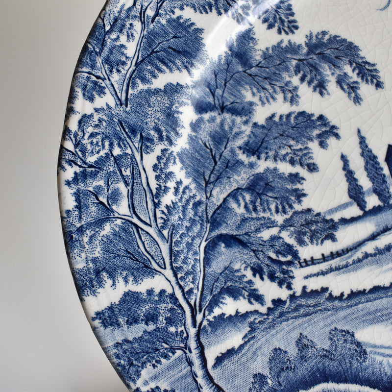 Vintage Dessert Plate Luneville English Style D