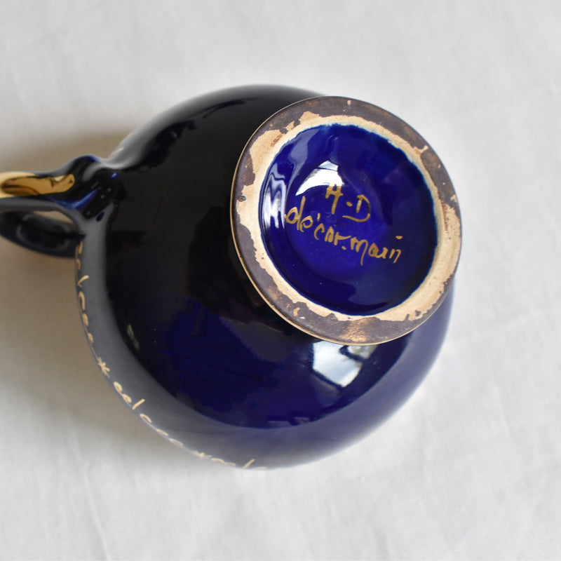 ア.ドラサンヴァル A.Dressinval コーヒーカップ＆ソーサー ダークブルー C