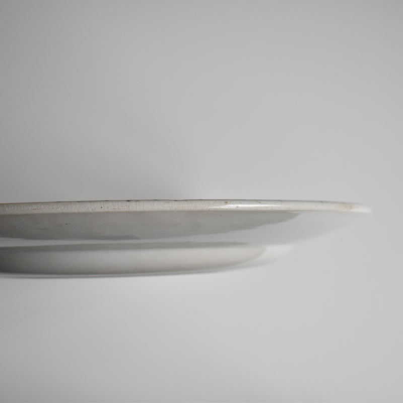 Antique large plate, U&C Sarreguemines Carmen