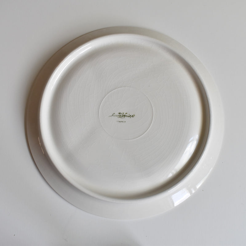 ヴィンテージフォンデュプレート　ディゴワン＆サルグミンヌ　ホワイト B