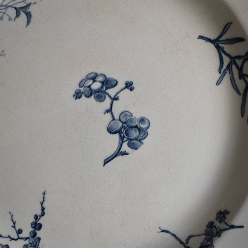 Antique large plate, U&C Sarreguemines Carmen