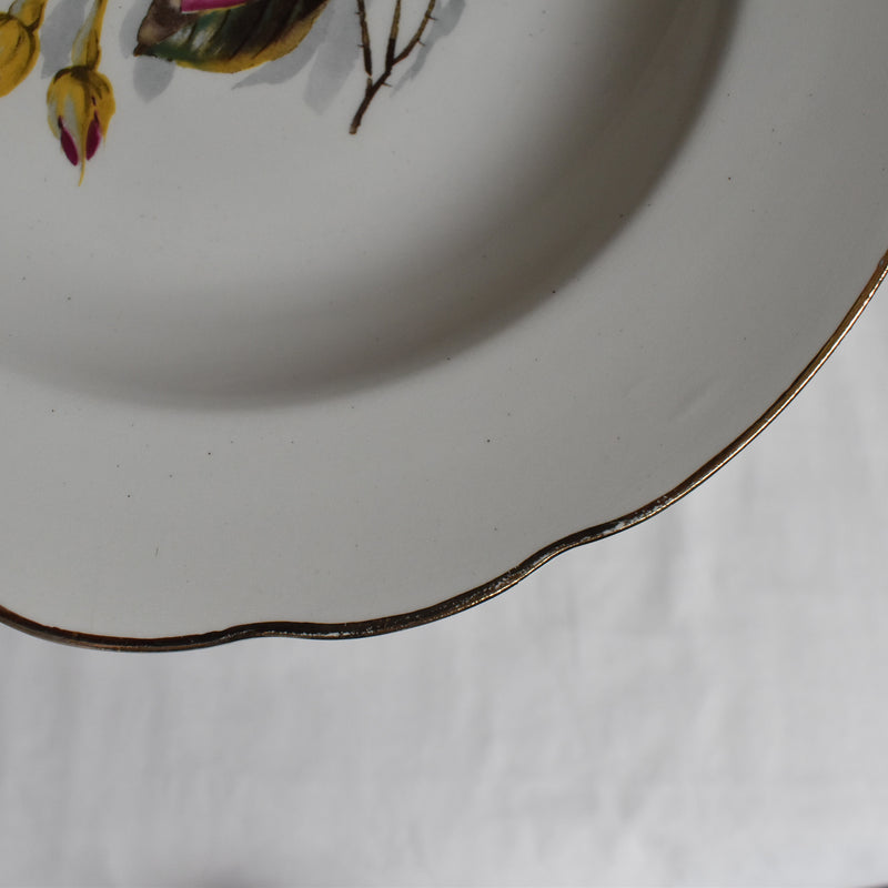 Vintage Deep Plate Gien Chambord