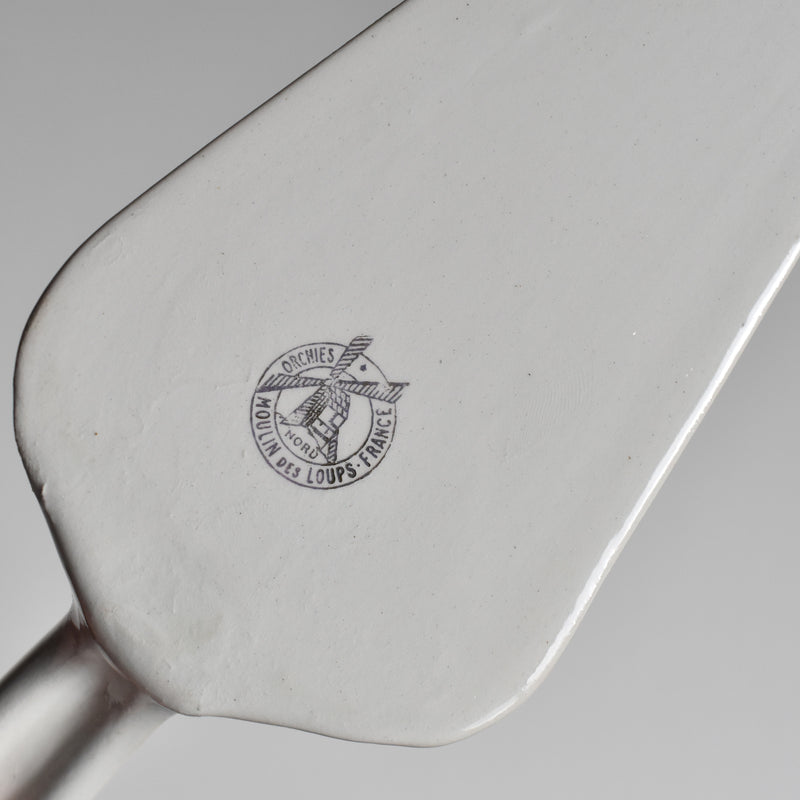 Vintage Cake Server Moulanderoux Fleurs