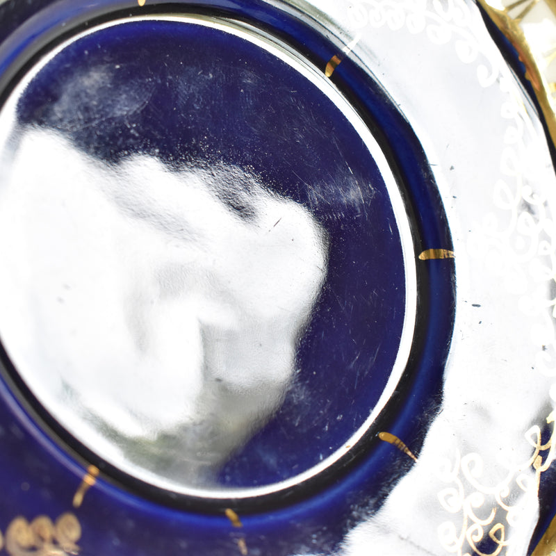 ア.ドラサンヴァル A.Dressinval コーヒーカップ＆ソーサー ダークブルー D