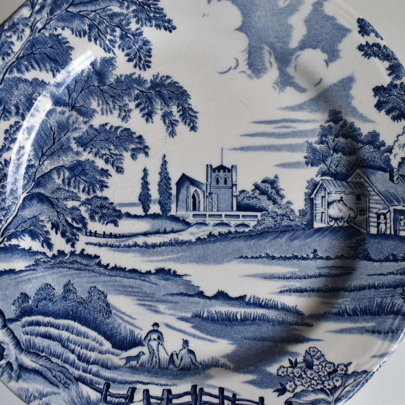 Vintage Dessert Plate Luneville English Style E
