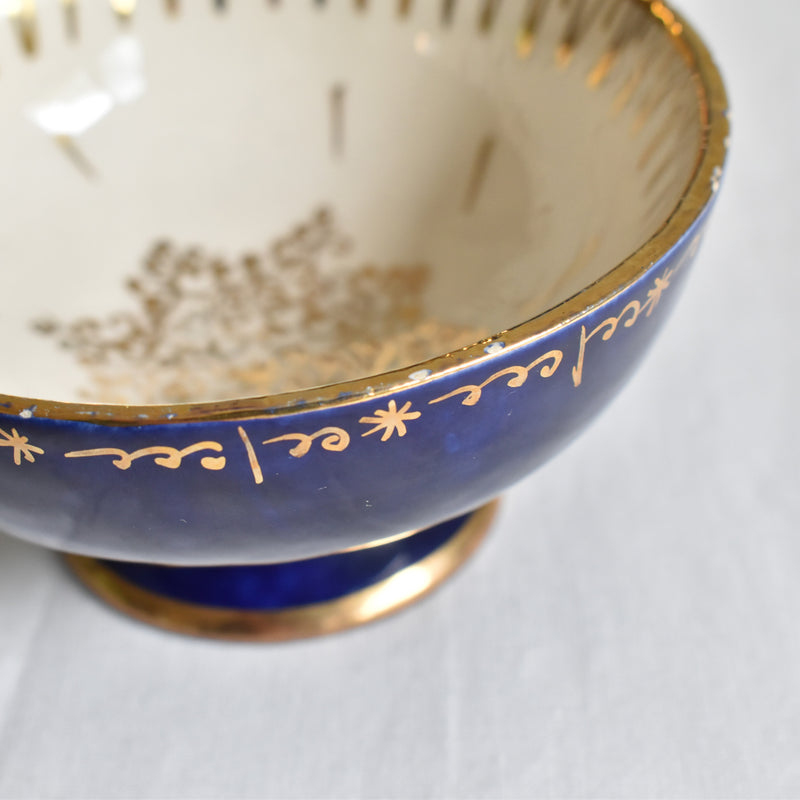 ア.ドラサンヴァル A.Dressinval コーヒーカップ＆ソーサー ダークブルー D