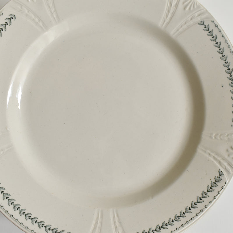 Antique Plate Gien Rivoli B