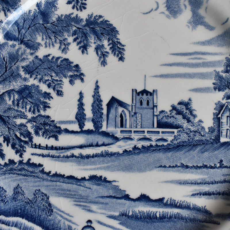 Vintage Dessert Plate Luneville English Style E