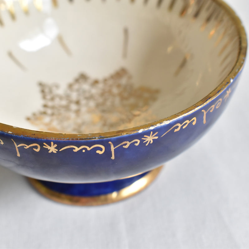 ア.ドラサンヴァル A.Dressinval コーヒーカップ＆ソーサー ダークブルー D