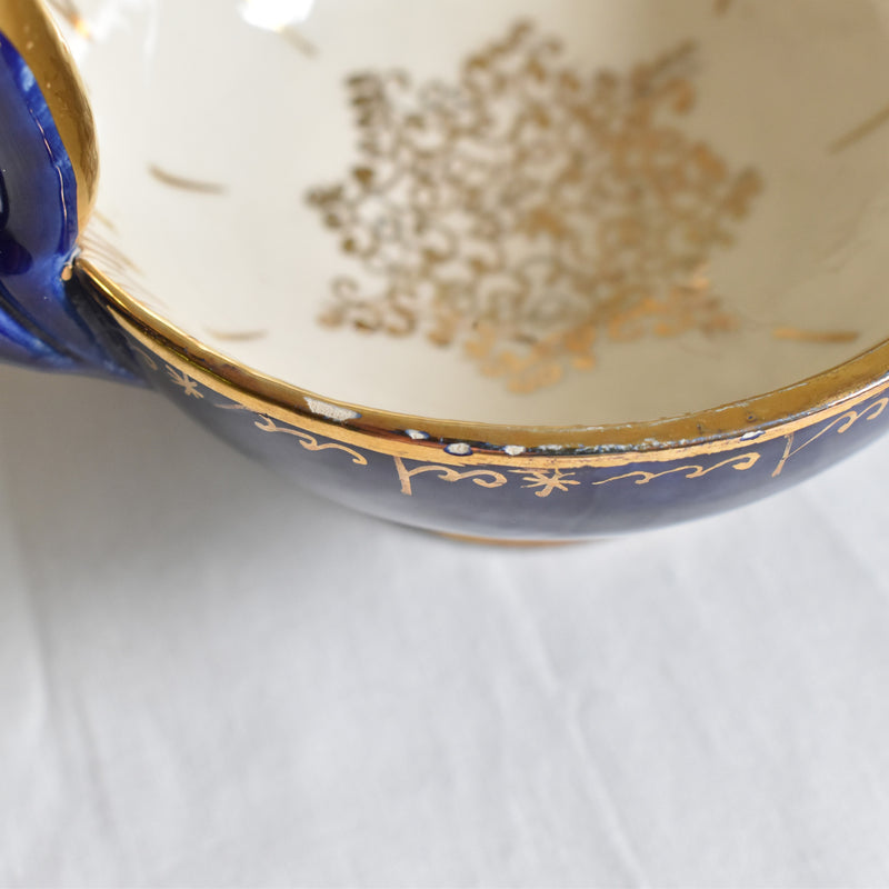 ア.ドラサンヴァル A.Dressinval コーヒーカップ＆ソーサー ダークブルー D