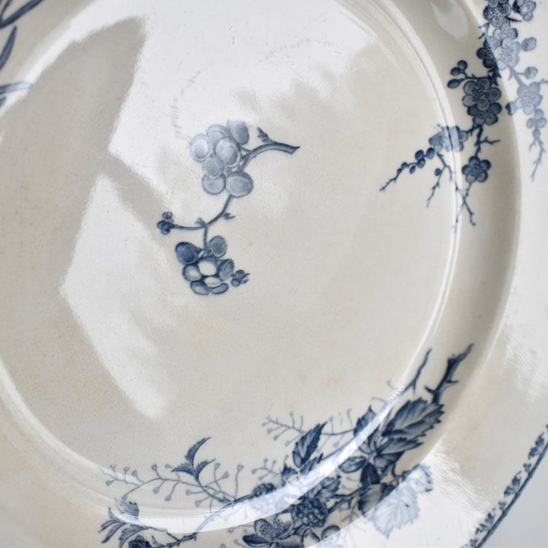Antique large plate, U&C Sarreguemines Carmen