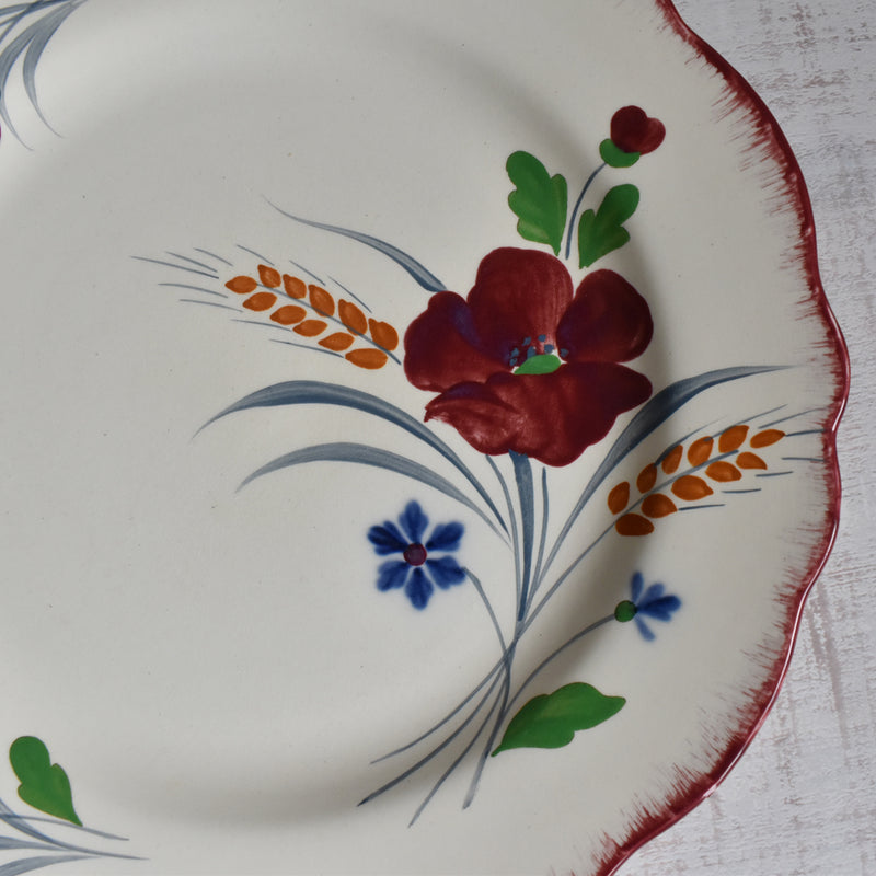 Vintage Plate - Sarreguemines Messidor A