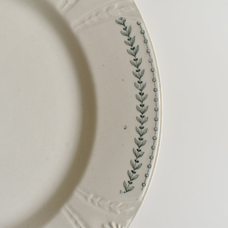 Antique Plate Gien Rivoli B