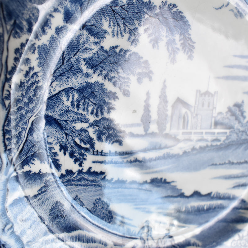 Vintage Dessert Plate Luneville English Style E