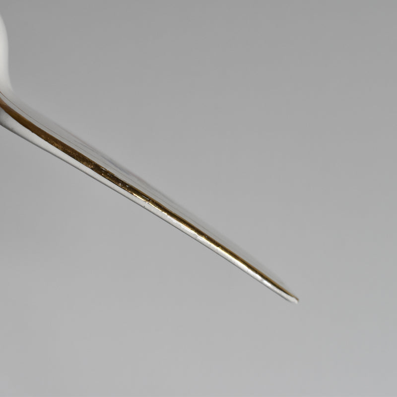Vintage Cake Server Moulanderoux Fleurs