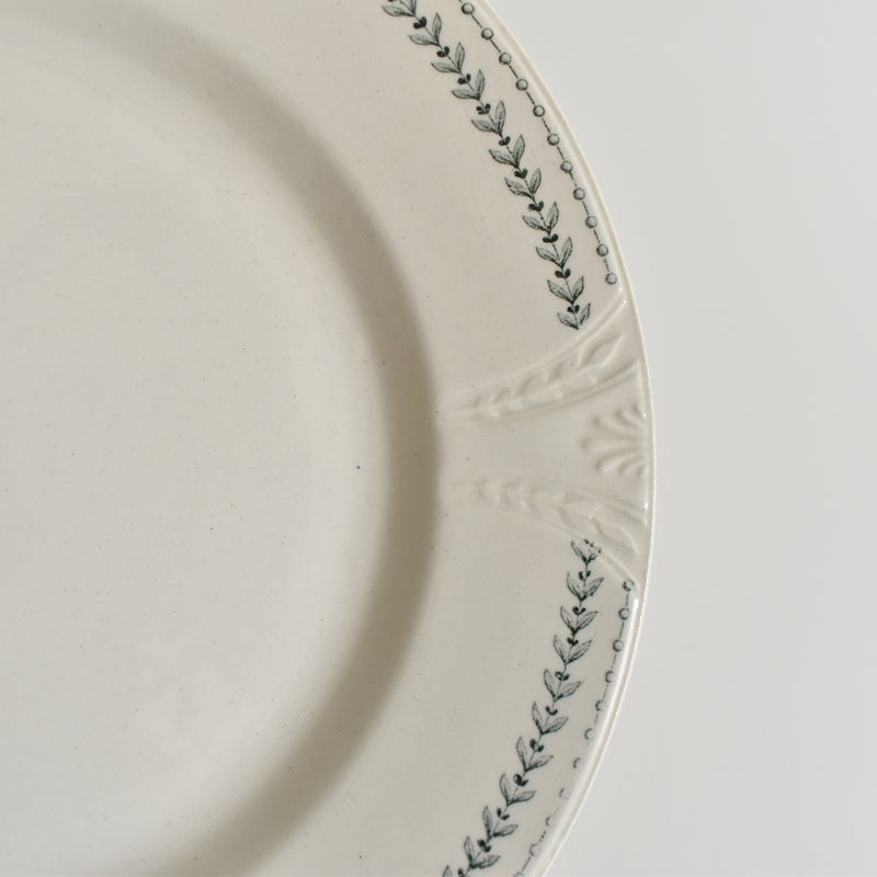 Antique Plate Gien Rivoli B
