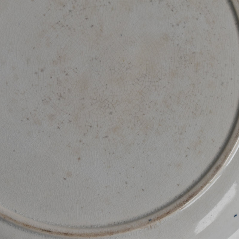 Antique large plate, U&C Sarreguemines Carmen