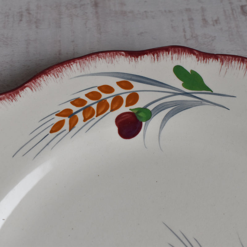 Vintage Plate - Sarreguemines Messidor A