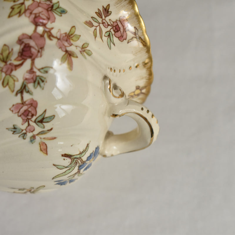 Antique Sugar Pot U&C Sarreguemines Louis XV
