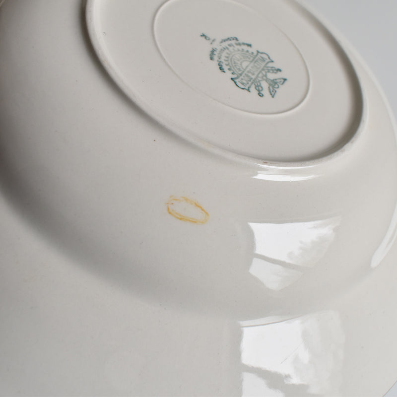 Vintage Deep Plate Villeroy & Boch White A