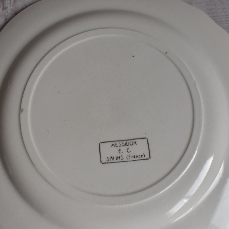 Vintage Plate - Sarreguemines Messidor A