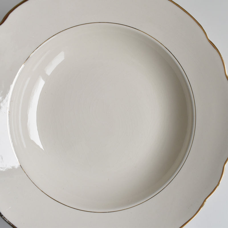 Vintage Deep Plate Villeroy & Boch White A
