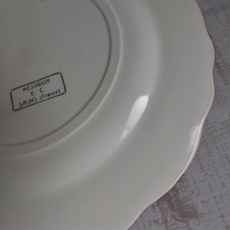 Vintage Plate - Sarreguemines Messidor A