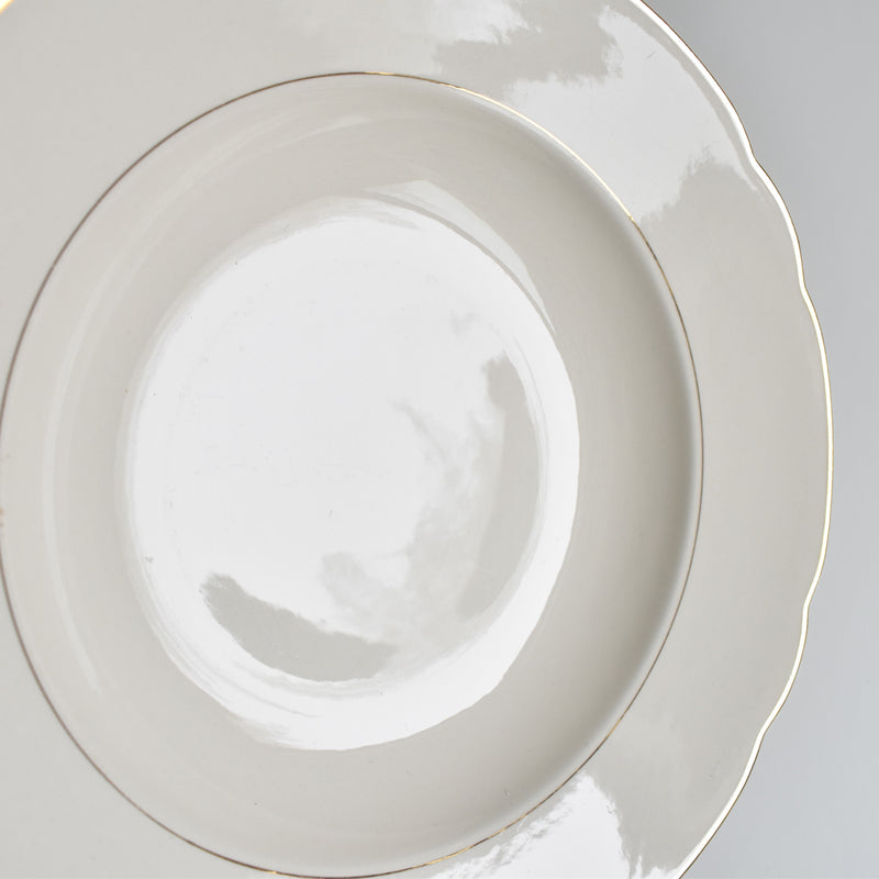 Vintage Deep Plate Villeroy & Boch White A