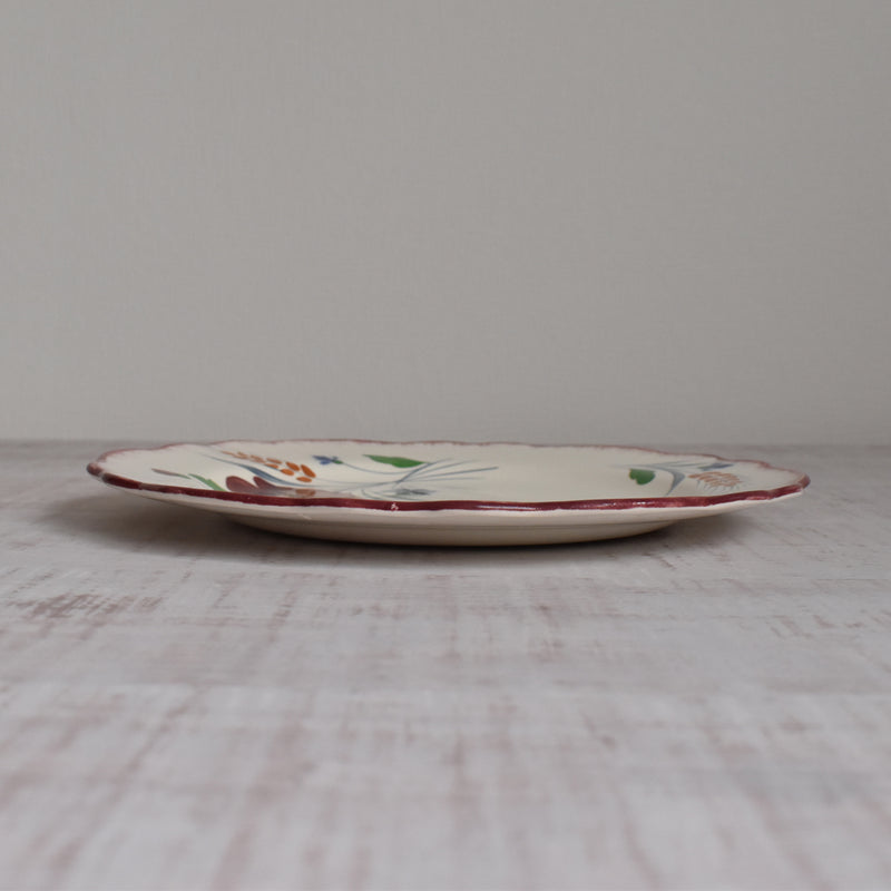 Vintage Plate - Sarreguemines Messidor A