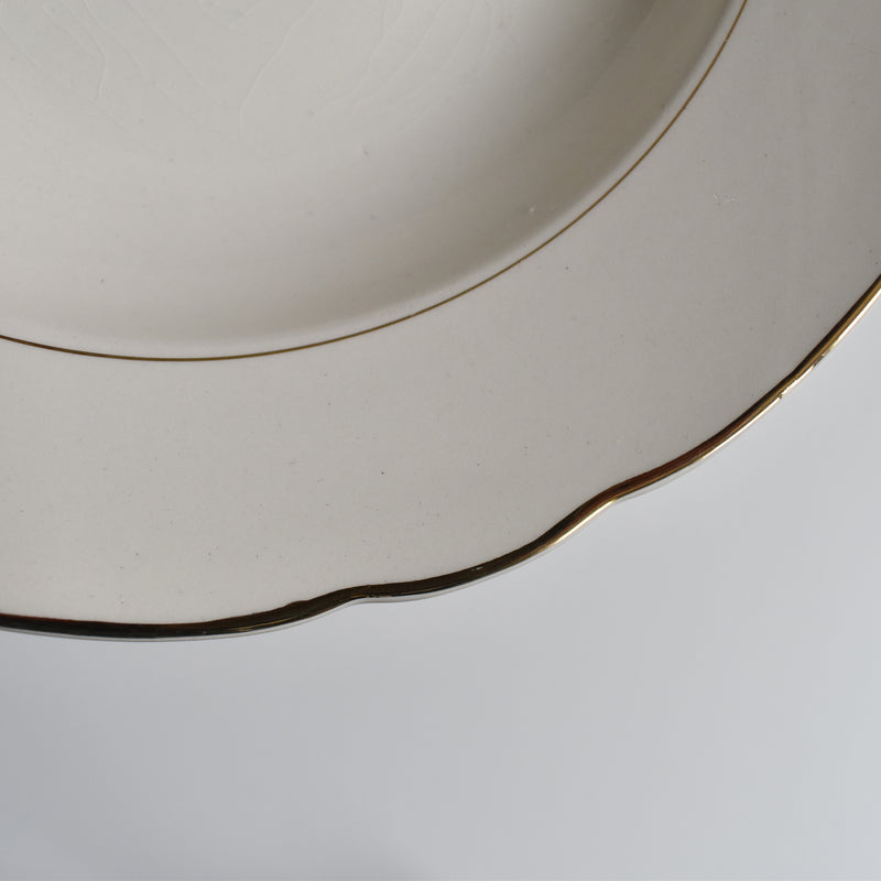 Vintage Deep Plate Villeroy & Boch White A