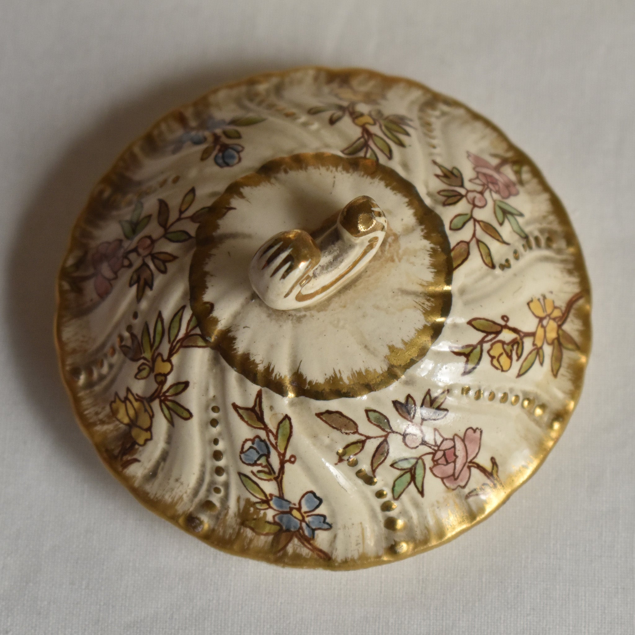 アンティークシュガーポット U&C サルグミンヌ Louis XV — Loane Interior